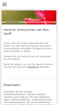 Mobile Screenshot of ferienwohnung-wolff.com