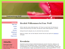 Tablet Screenshot of ferienwohnung-wolff.com